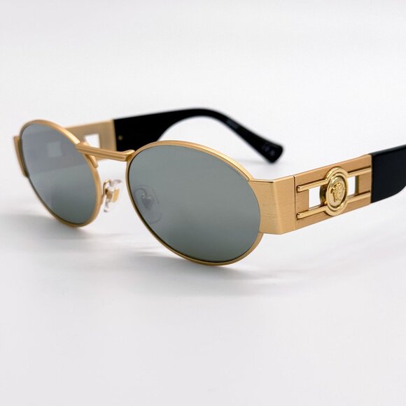 NEW VERSACE SUNGLASSES VE2264 1002/30 SILVER WOMEN EYEWEAR VE2264 100230
